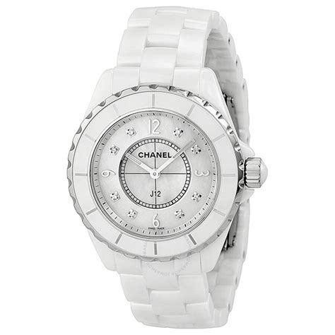 chanel ch 3214|Chanel J12 Mother of Pearl Diamond Dial White Ceramic Unisex .